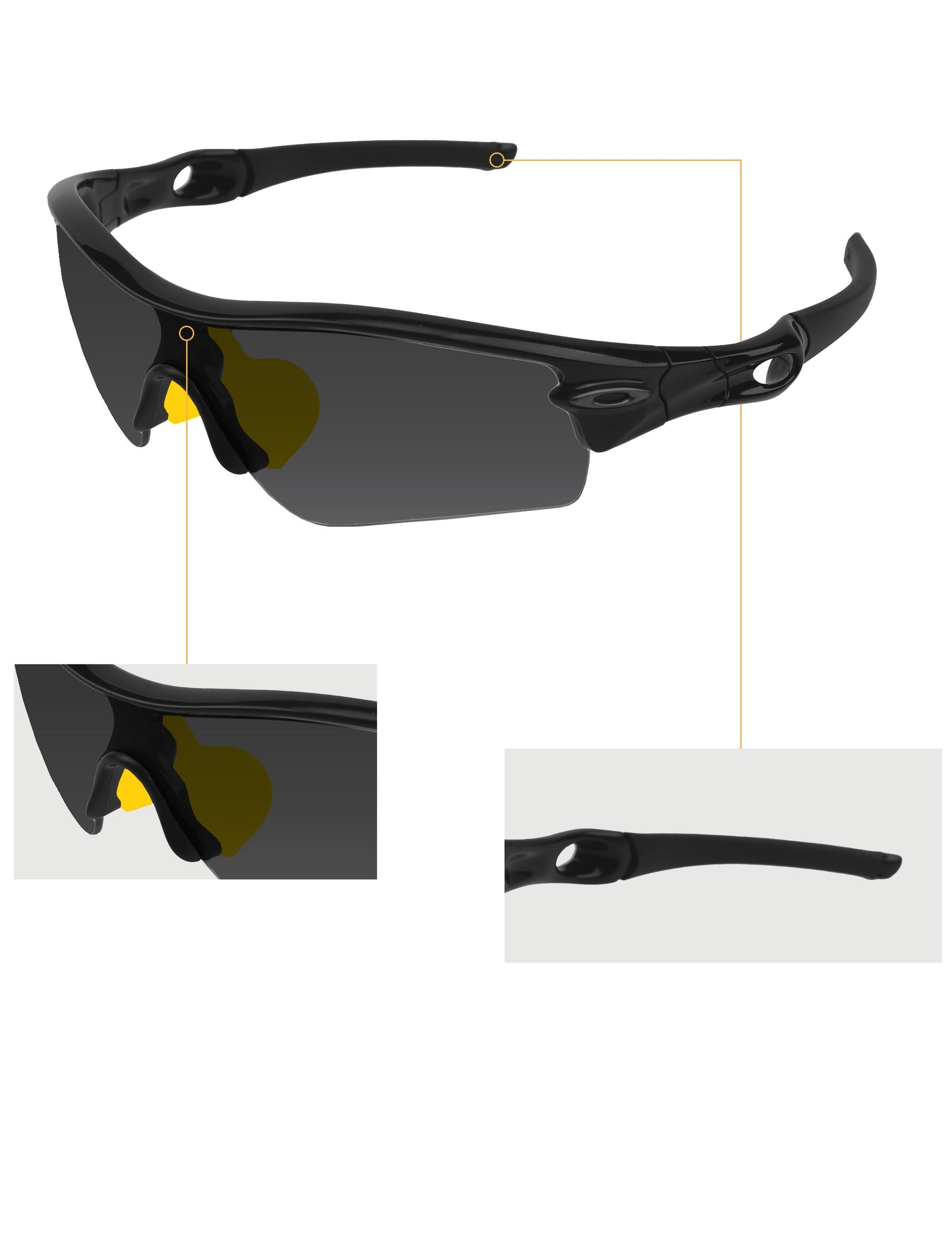 Yellow-Asian Fit Large