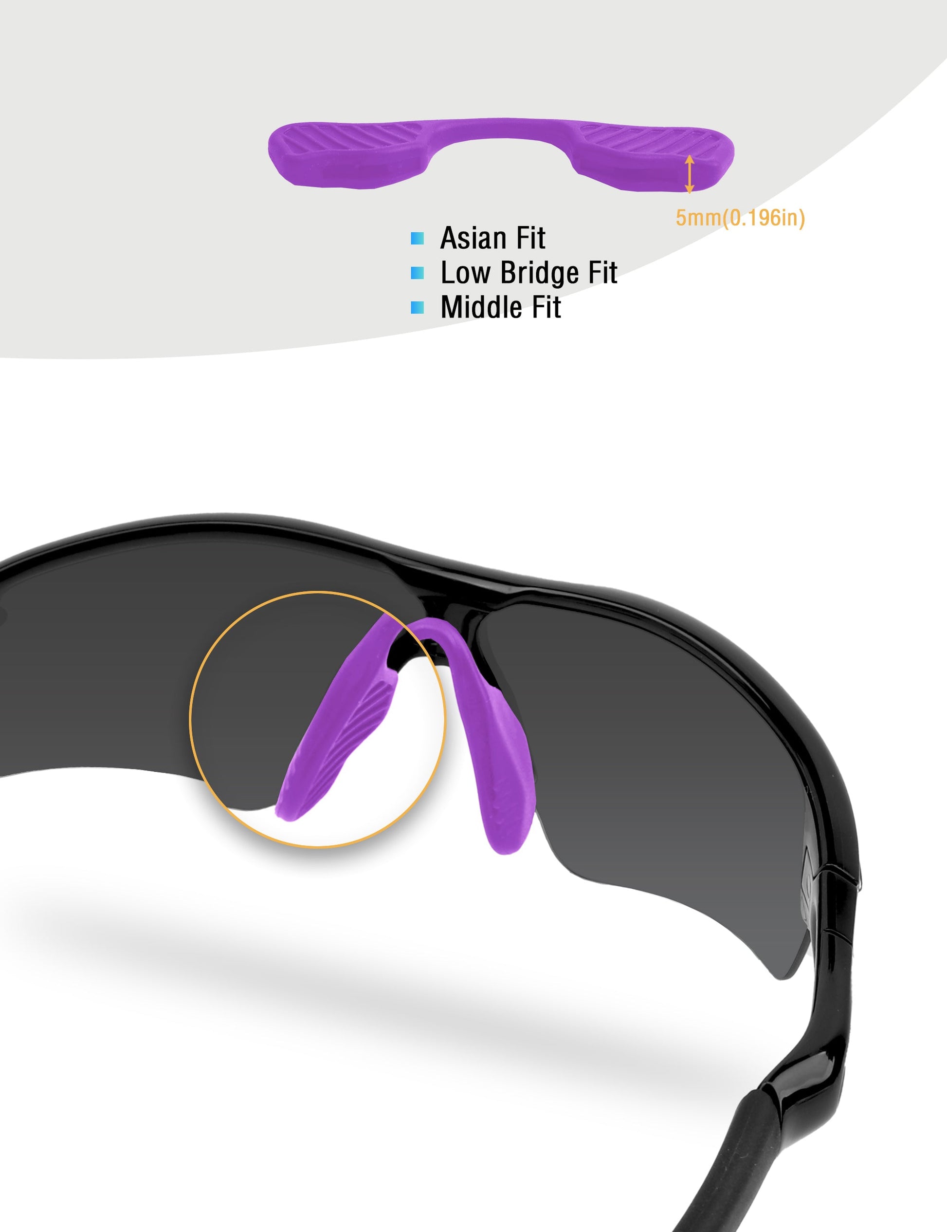 Purple-Asian Fit Middle