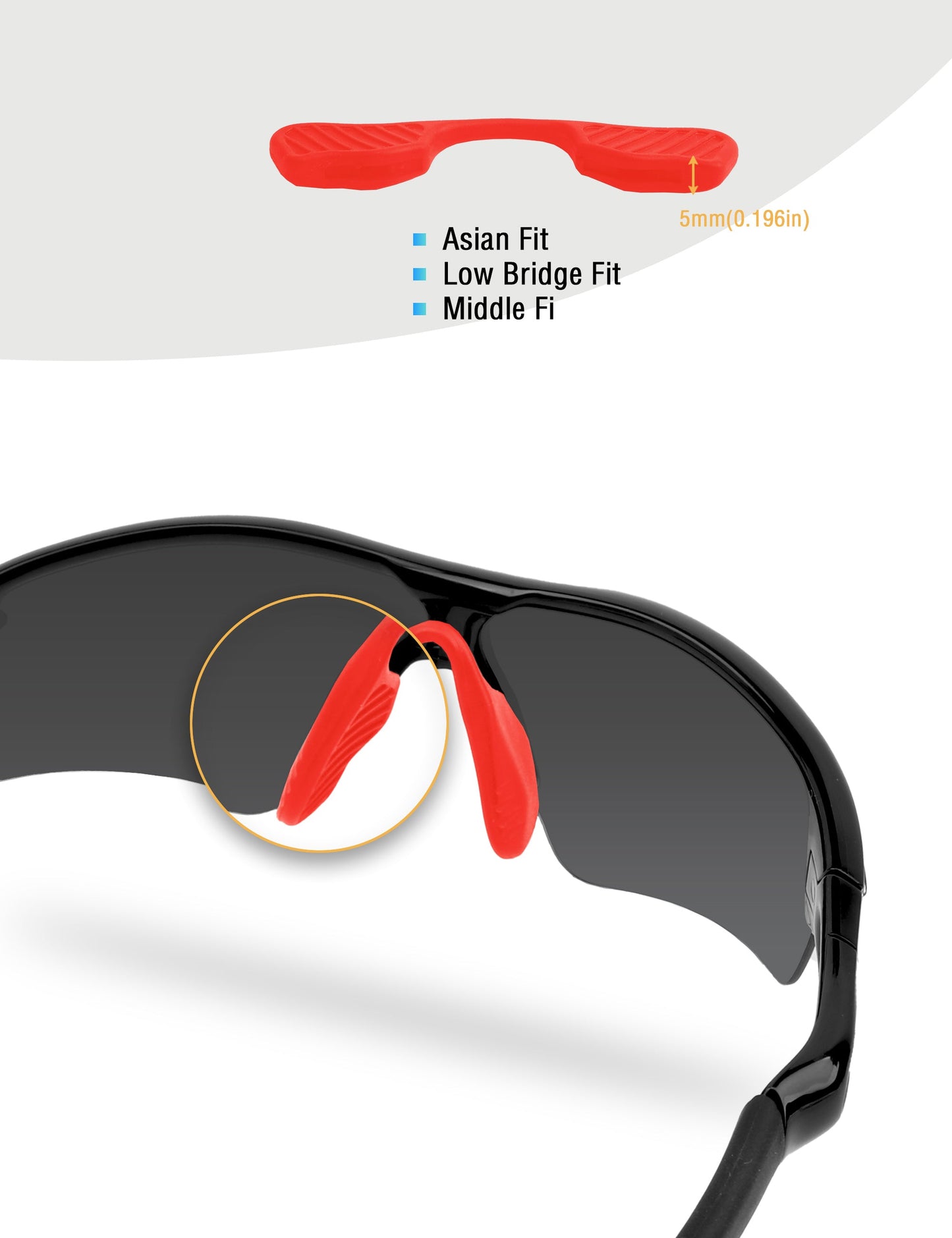 Red-Asian Fit Middle