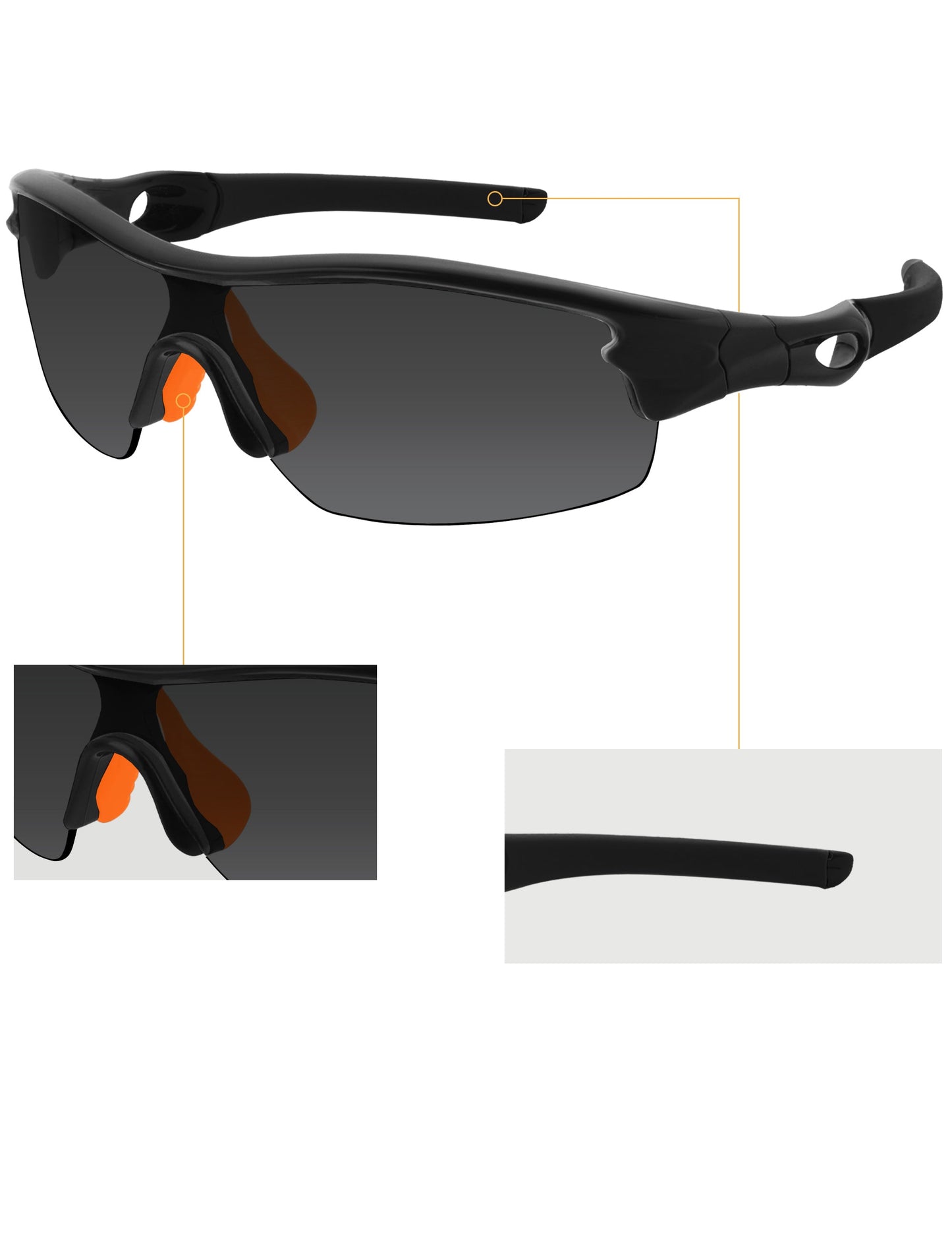 Orange-Asian Fit Middle