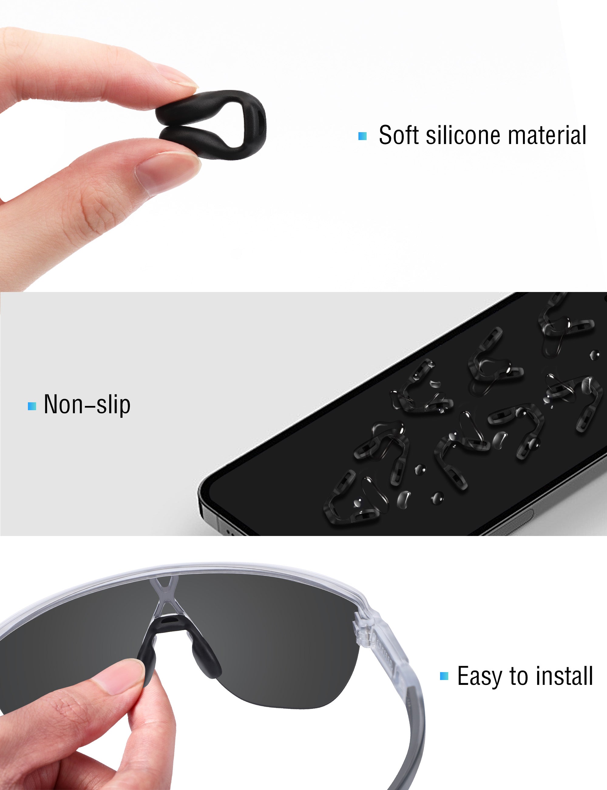 Custom Nose Piece for Oakley Corridor Asian Fit OO9248A Sunglasses