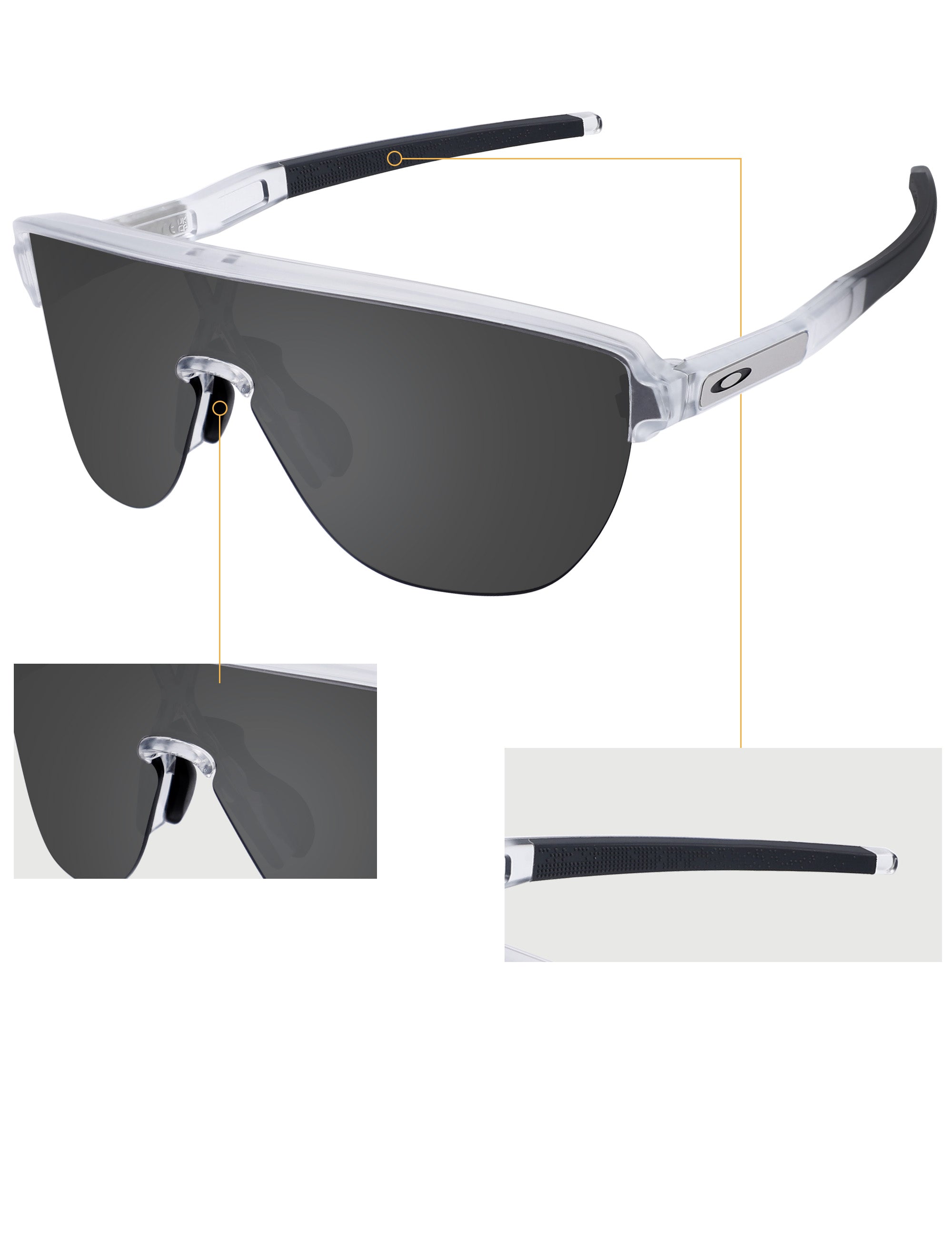Custom Nose Piece for Oakley Corridor Asian Fit OO9248A Sunglasses
