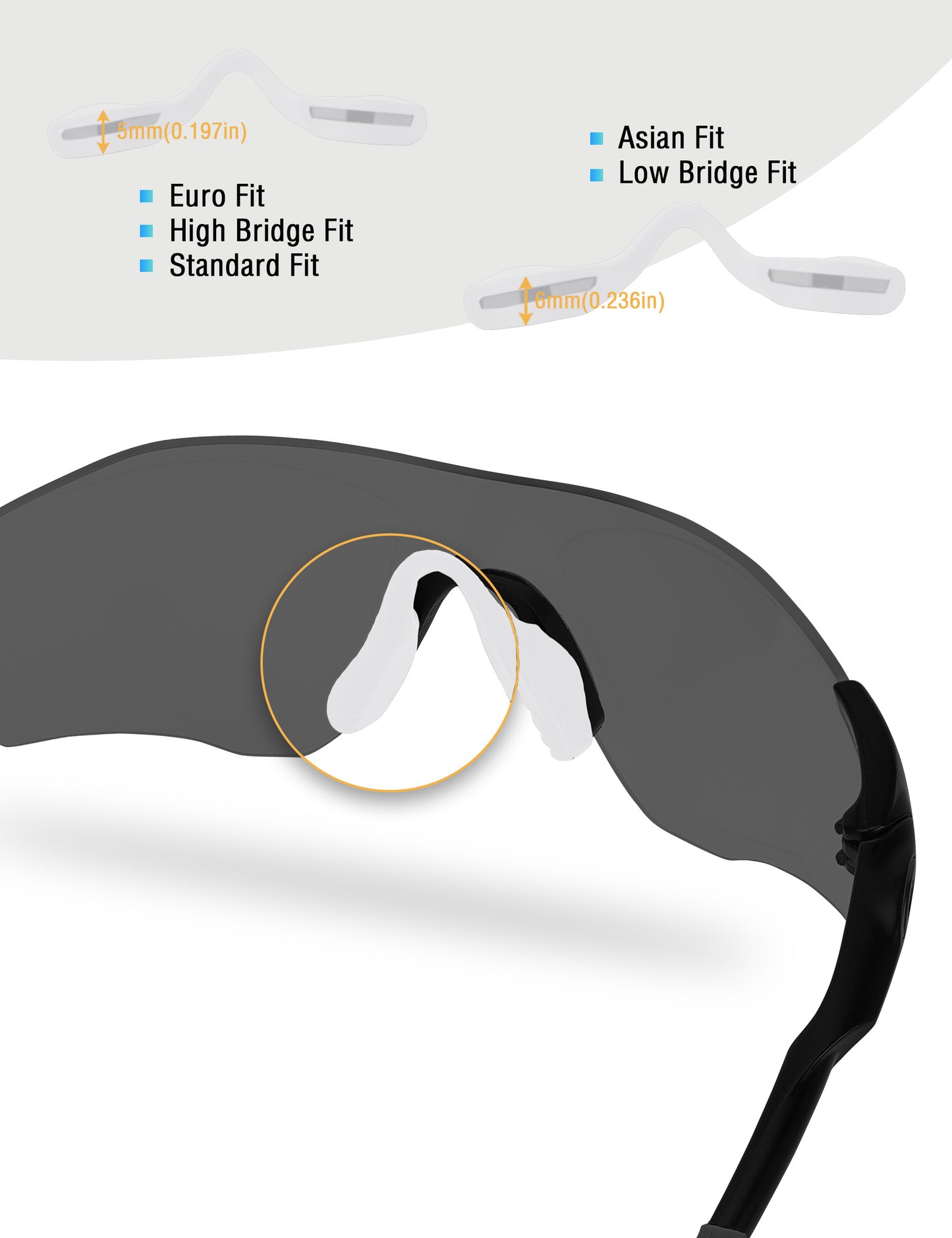 White-Asian Fit Standard