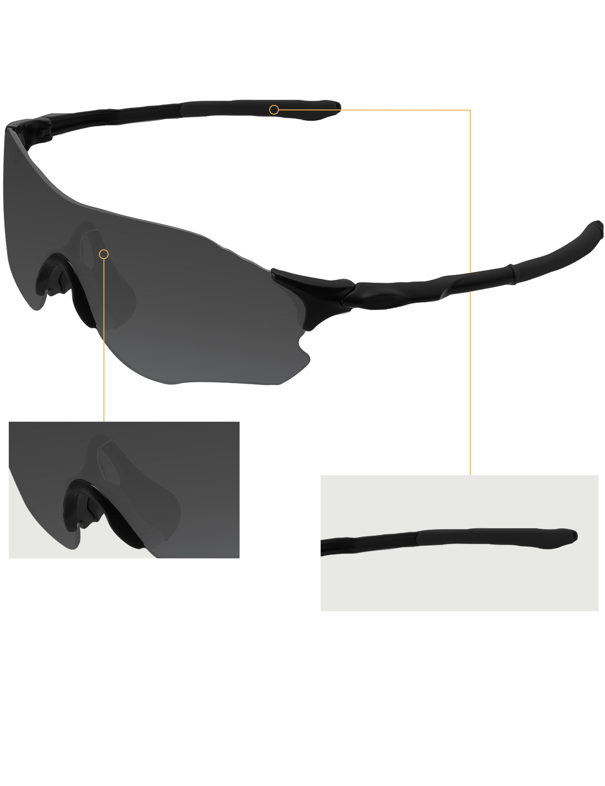 Custom Replacement Nose Piece for Oakley Cybr Zero OO9512D
