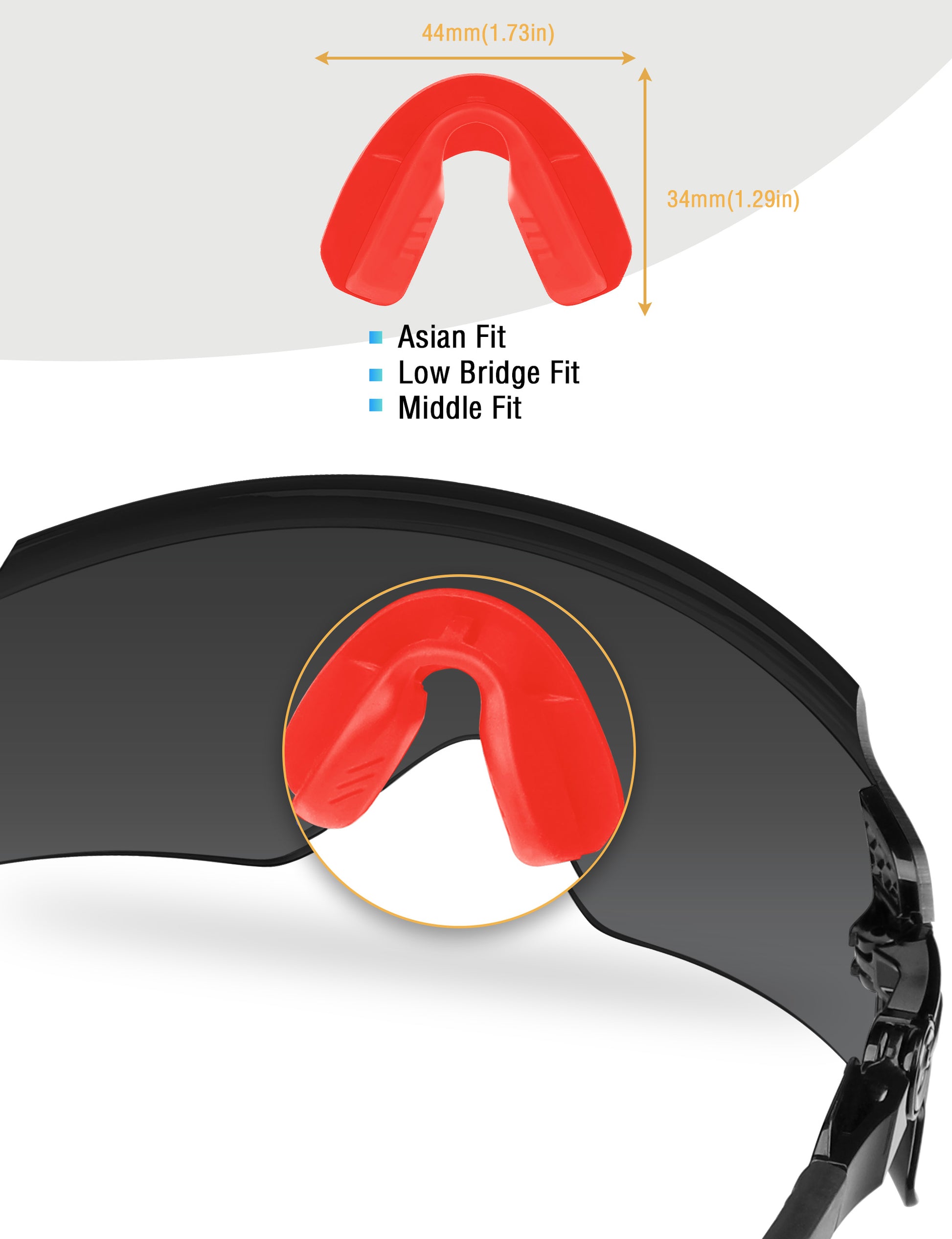 Red-Asian Fit Middle
