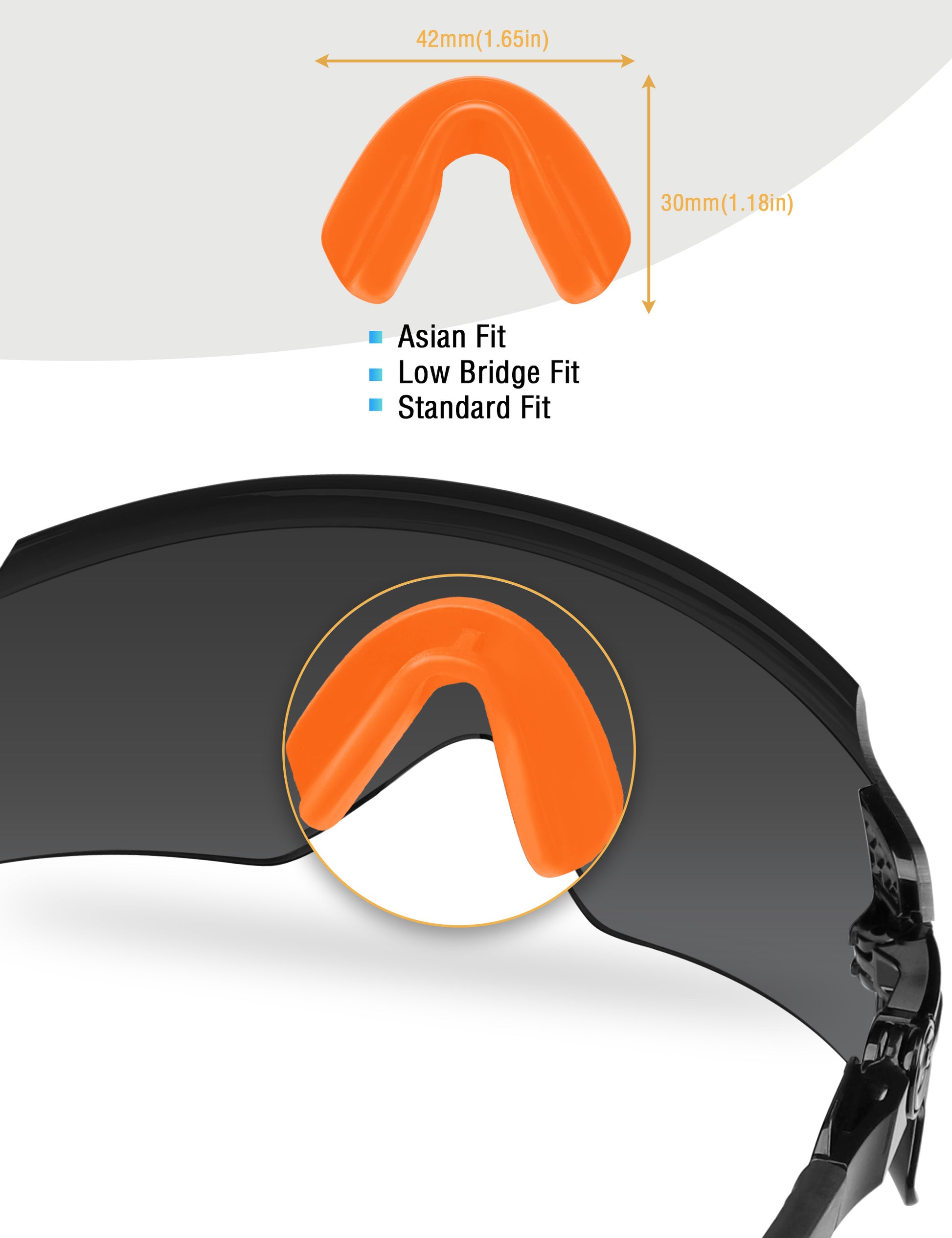 Orange-Asian Fit Standard