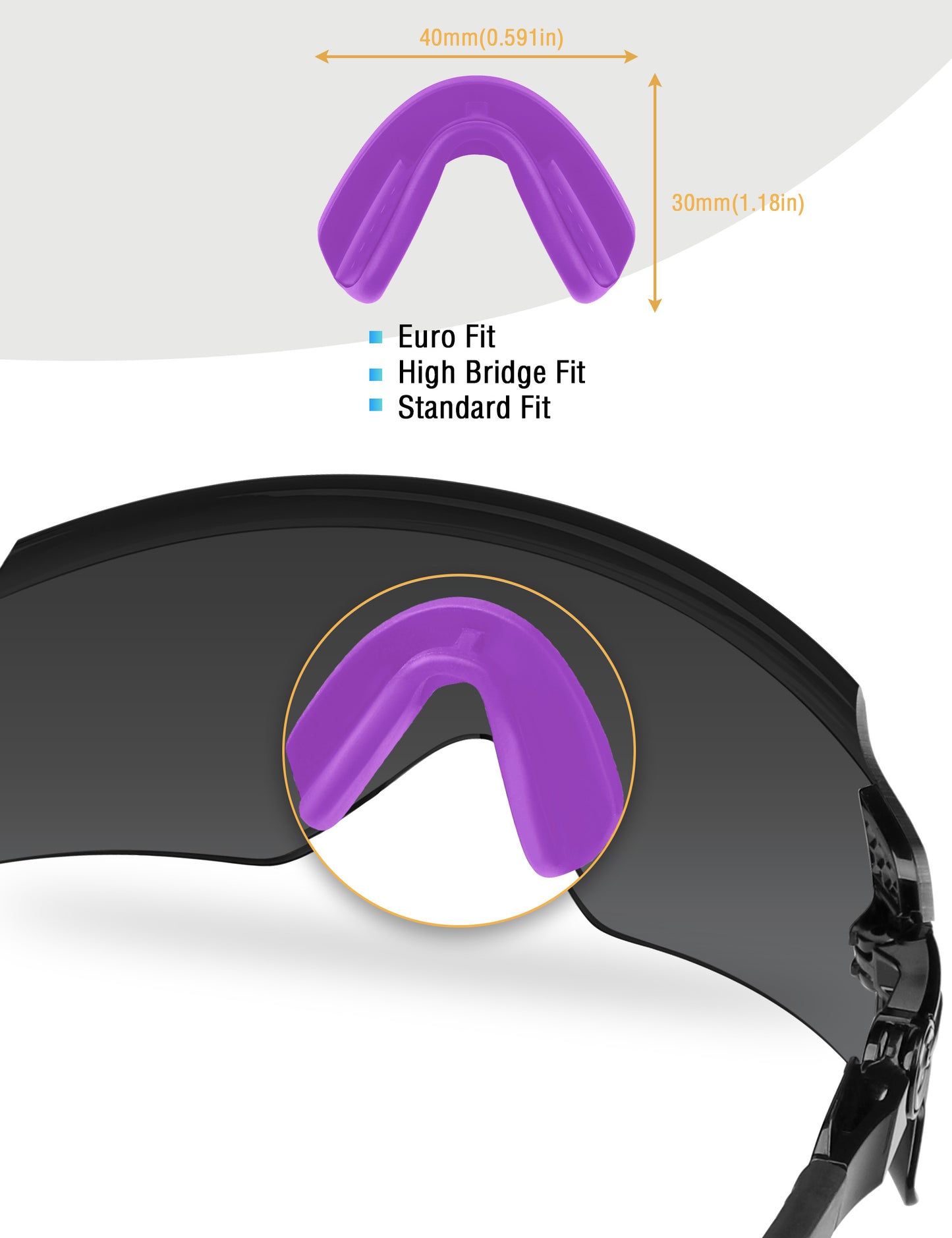 Purple-Euro Fit Standard