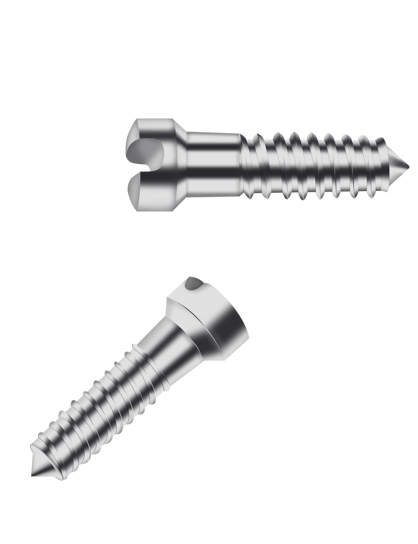 Silver-Flat Slotted-1.4x1.0x3.5