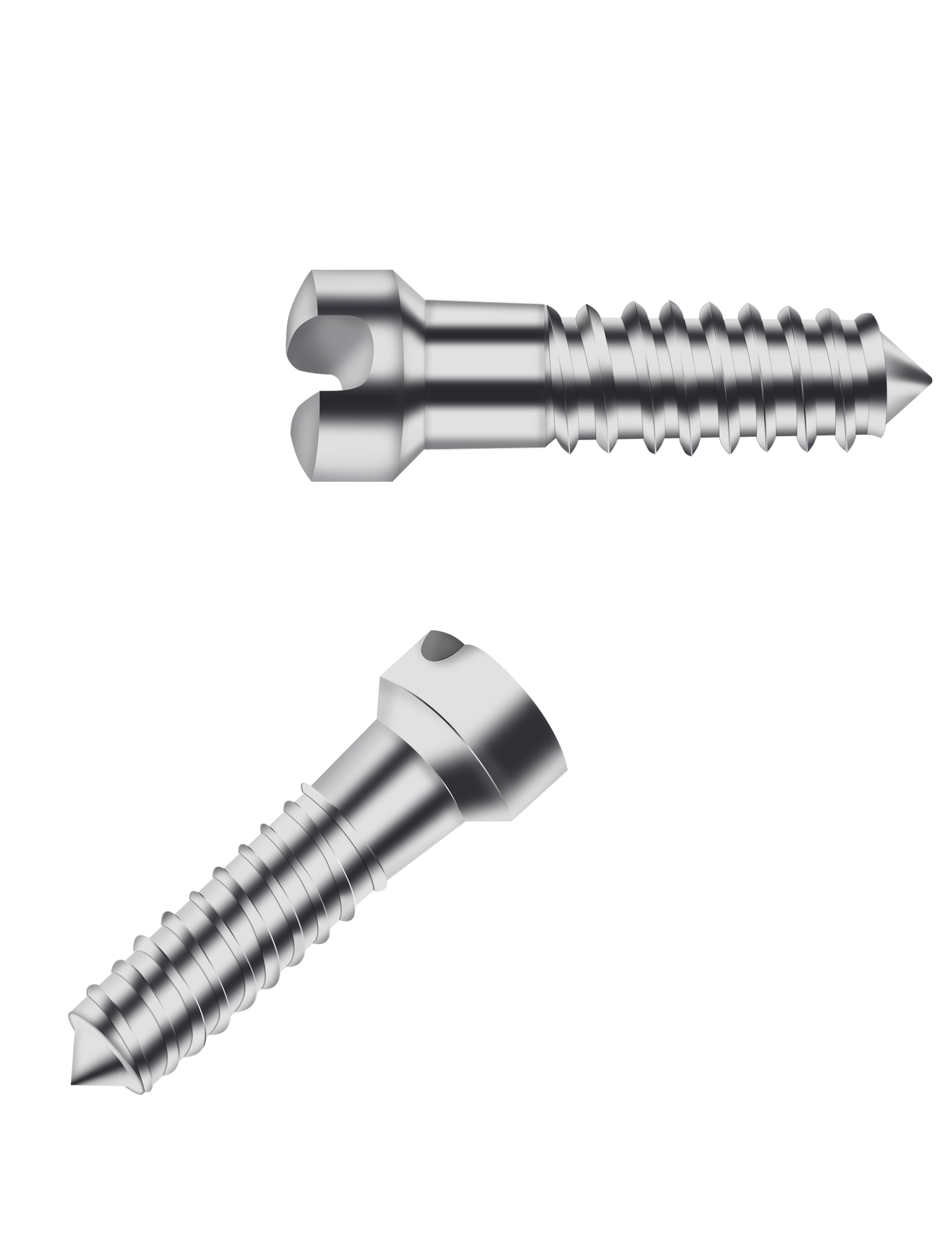 Silver-Flat Slotted-1.4x1.0x3.5