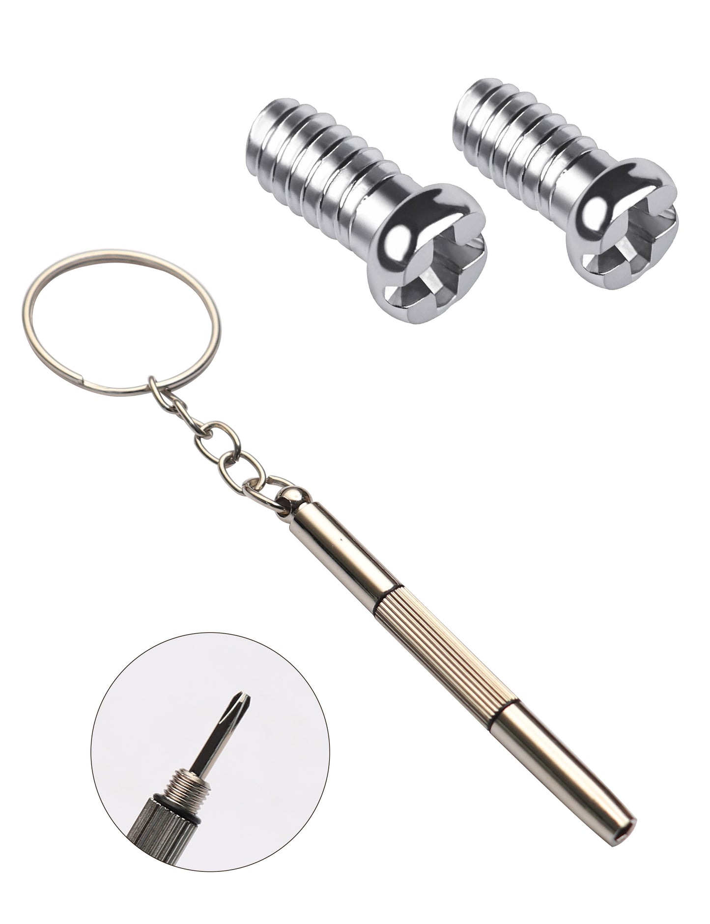 Silver-Flat Phillips-2.0x1.4x2.6