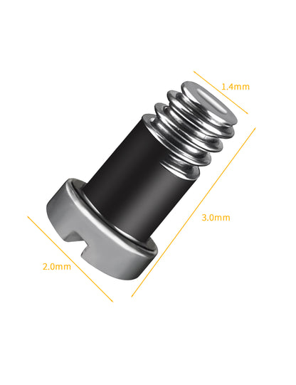 Silver-Flat Slotted-2.0x1.4x3.0