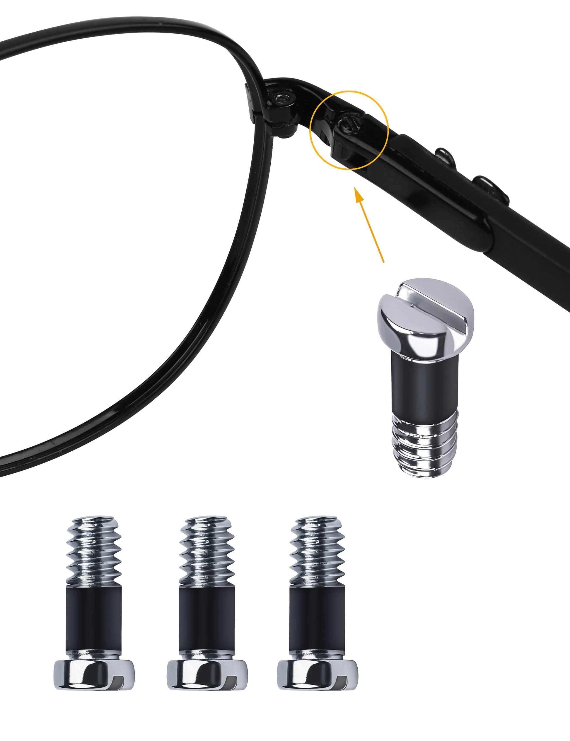 Silver-Flat Slotted-2.0x1.4x3.6