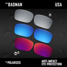 Load image into Gallery viewer, Anti Scratch Polarized Replacement Lenses for-Oakley Badman OO6020 Options