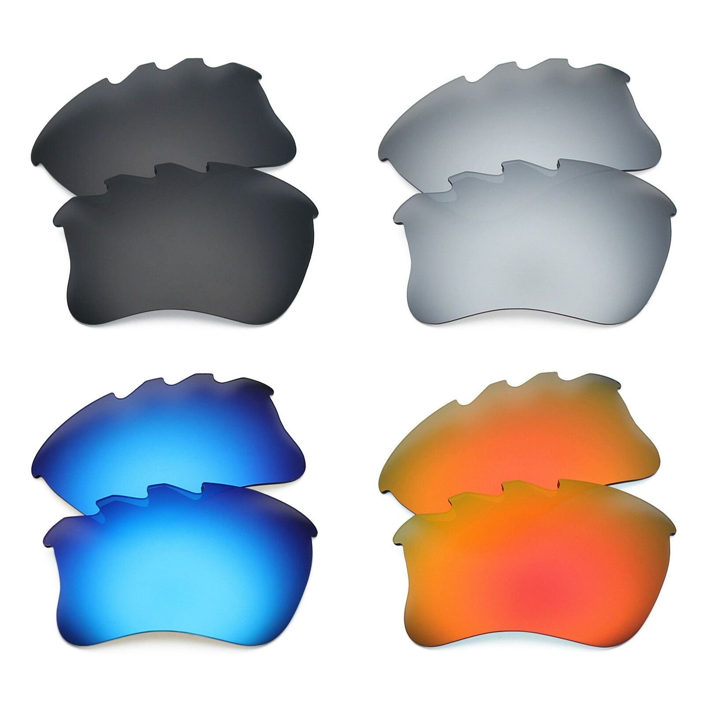 RAWD Polarized Replacement Lenses for-Oakley Flak Jacket XLJ Vented -Sunglass