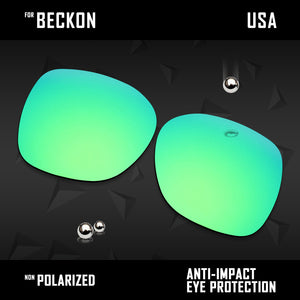 Anti Scratch Polarized Replacement Lenses for-Oakley Beckon