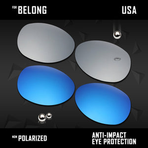 Anti Scratch Polarized Replacement Lenses for-Oakley Belong