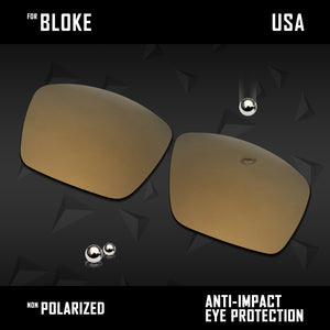 Anti Scratch Polarized Replacement Lenses for-Costa Del Mar Bloke