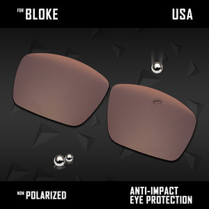 Anti Scratch Polarized Replacement Lenses for-Costa Del Mar Bloke