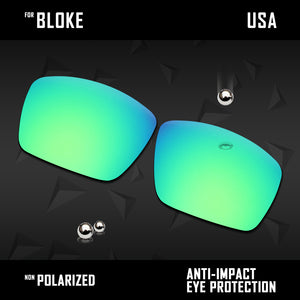 Anti Scratch Polarized Replacement Lenses for-Costa Del Mar Bloke