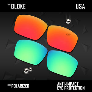 Anti Scratch Polarized Replacement Lenses for-Costa Del Mar Bloke
