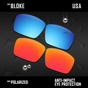 Anti Scratch Polarized Replacement Lenses for-Costa Del Mar Bloke