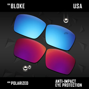 Anti Scratch Polarized Replacement Lenses for-Costa Del Mar Bloke