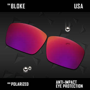 Anti Scratch Polarized Replacement Lenses for-Costa Del Mar Bloke