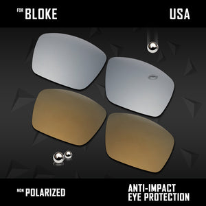 Anti Scratch Polarized Replacement Lenses for-Costa Del Mar Bloke