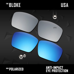 Anti Scratch Polarized Replacement Lenses for-Costa Del Mar Bloke