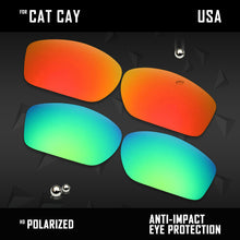 Load image into Gallery viewer, Anti Scratch Polarized Replacement Lenses for-Costa Del Mar Cat Cay