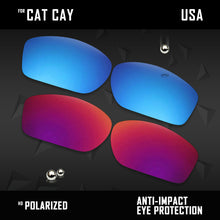 Load image into Gallery viewer, Anti Scratch Polarized Replacement Lenses for-Costa Del Mar Cat Cay