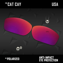Load image into Gallery viewer, Anti Scratch Polarized Replacement Lenses for-Costa Del Mar Cat Cay