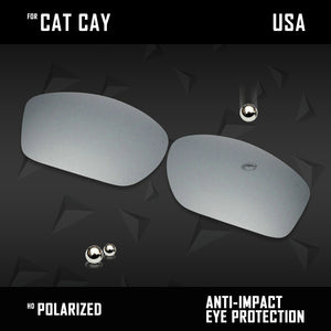 Anti Scratch Polarized Replacement Lenses for-Costa Del Mar Cat Cay
