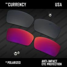 Load image into Gallery viewer, Anti Scratch Polarized Replacement Lenses for-Oakley Currency