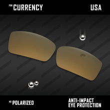 Load image into Gallery viewer, Anti Scratch Polarized Replacement Lenses for-Oakley Currency