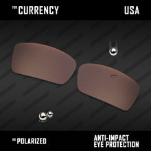 Load image into Gallery viewer, Anti Scratch Polarized Replacement Lenses for-Oakley Currency