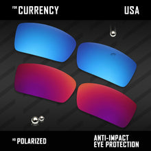 Load image into Gallery viewer, Anti Scratch Polarized Replacement Lenses for-Oakley Currency