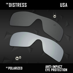 Anti Scratch Polarized Replacement Lenses for-Oakley Distress