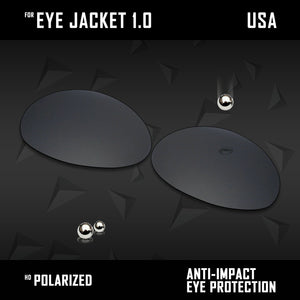 Anti Scratch Polarized Replacement Lenses for-Oakley Eye Jacket 1.0
