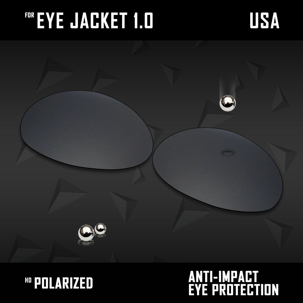 Anti Scratch Polarized Replacement Lenses for-Oakley Eye Jacket 1.0