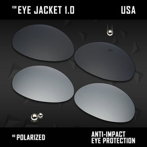 Anti Scratch Polarized Replacement Lenses for-Oakley Eye Jacket 1.0