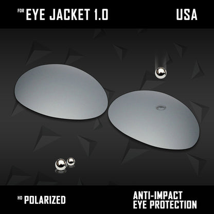 Anti Scratch Polarized Replacement Lenses for-Oakley Eye Jacket 1.0