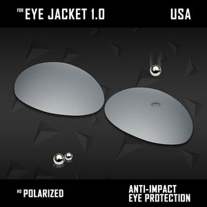 Anti Scratch Polarized Replacement Lenses for-Oakley Eye Jacket 1.0