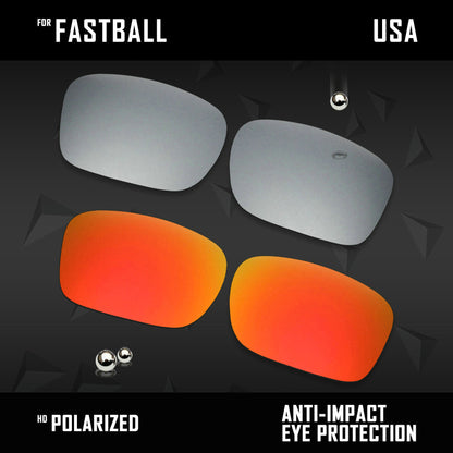 Anti Scratch Polarized Replacement Lenses for-Arnette Fastball