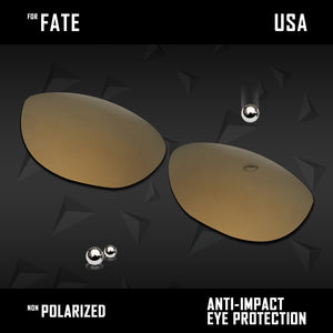 Anti Scratch Polarized Replacement Lenses for-Oakley Fate