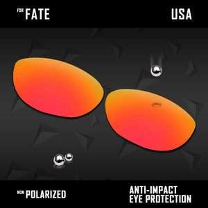 Anti Scratch Polarized Replacement Lenses for-Oakley Fate