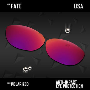 Anti Scratch Polarized Replacement Lenses for-Oakley Fate