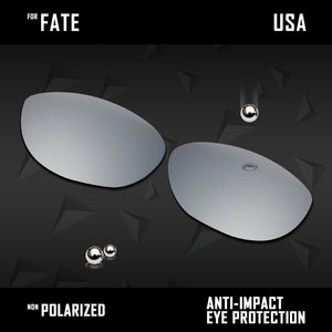 Anti Scratch Polarized Replacement Lenses for-Oakley Fate