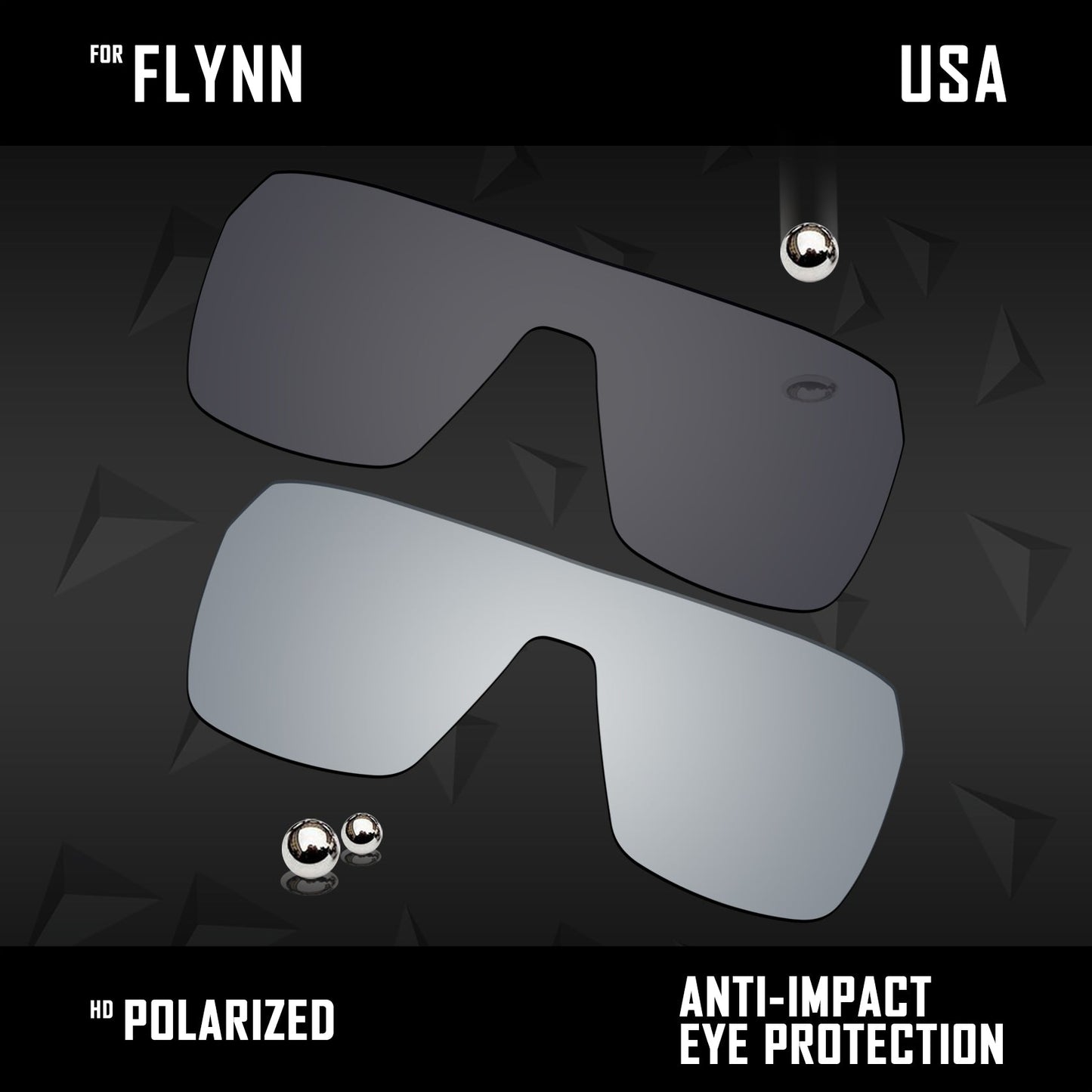Anti Scratch Polarized Replacement Lenses for-Spy Optic Flynn