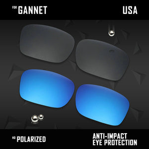 Anti Scratch Polarized Replacement Lenses for-Costa Del Mar Gannet